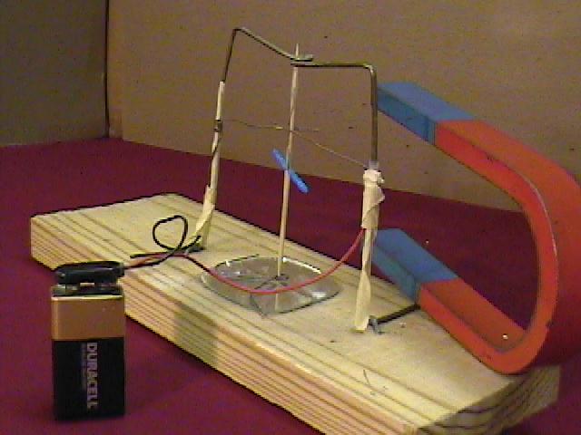 complete toothpick motor with magnet
